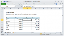 How to return value in another cell if a cell contains certain text in Excel?